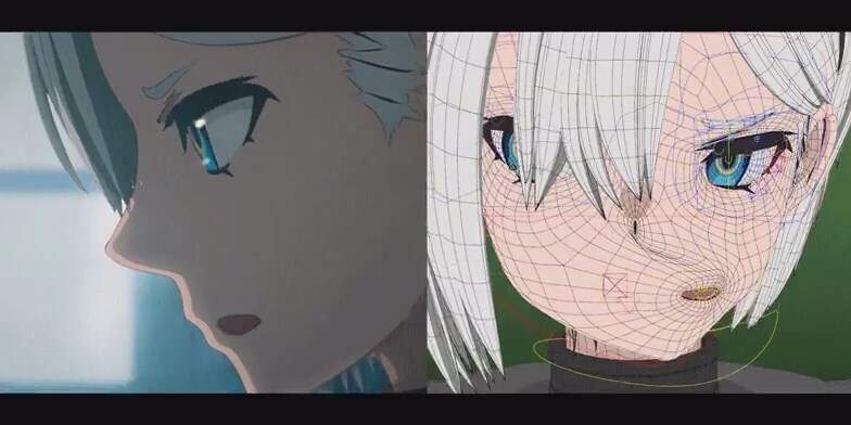 《3D動畫不為人知的努力》刻意歪嘴模仿2D動畫的風格 轉到正面一看保證嚇死人