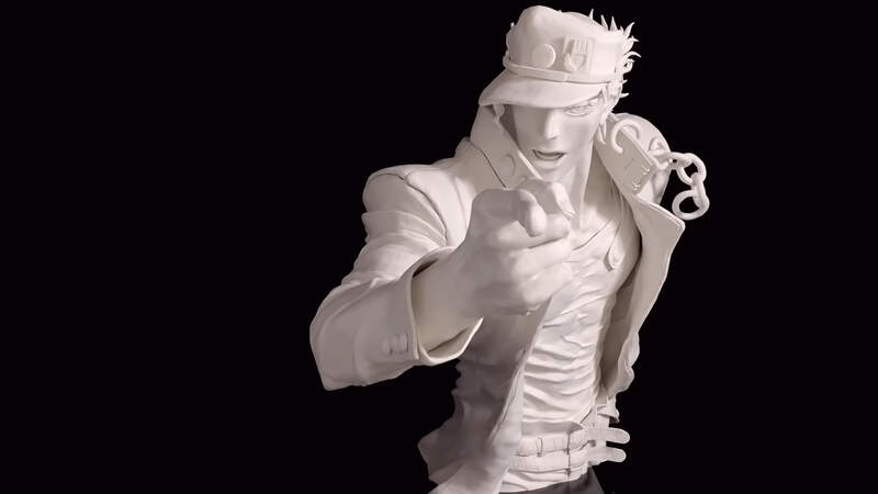 藝術家製作《等身大空條承太郎黏土模型》這線條,這渾身的肌肉感真的太有魄力了 藝術家製作《等身大空條承太郎黏土模型》這線條,這渾身的肌肉感真的太有魄力了
