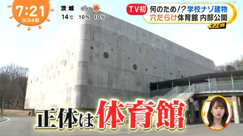 《日本最奇葩高中體育館》外觀乍看簡直是水泥豆腐 牆上佈滿圓孔刺激密集恐懼症 《日本最奇葩高中體育館》外觀乍看簡直是水泥豆腐 牆上佈滿圓孔刺激密集恐懼症