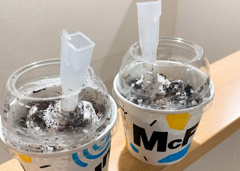 《把冰炫風湯匙當吸管的人》日本網友吐槽麥當勞害人出糗 這種特殊設計原來是為了…… 《把冰炫風湯匙當吸管的人》日本網友吐槽麥當勞害人出糗 這種特殊設計原來是為了……