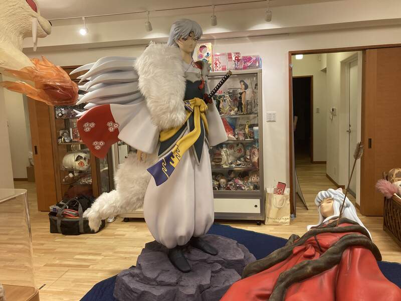 漫畫家《高橋留美子家裡照片》各版漫畫、各式模型周邊全都放滿，這簡直就是博物館了嘛