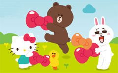 極療癒!熊大和Kitty居然相遇惹!? 極療癒!熊大和Kitty居然相遇惹!?